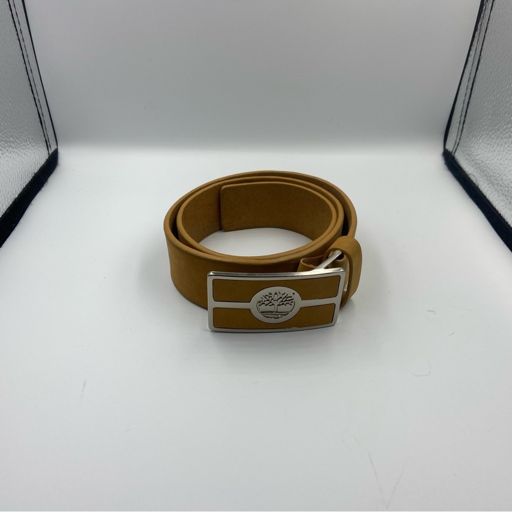 Timberland Leather Belt in Camel